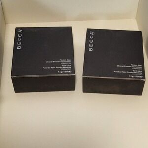 BECCA Perfect Skin Mineral Powder Foundation - Tobacco‎ pack of 2